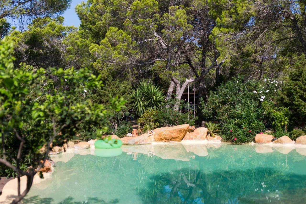 Hostal Cala Boix Es Cana Kültér fotó