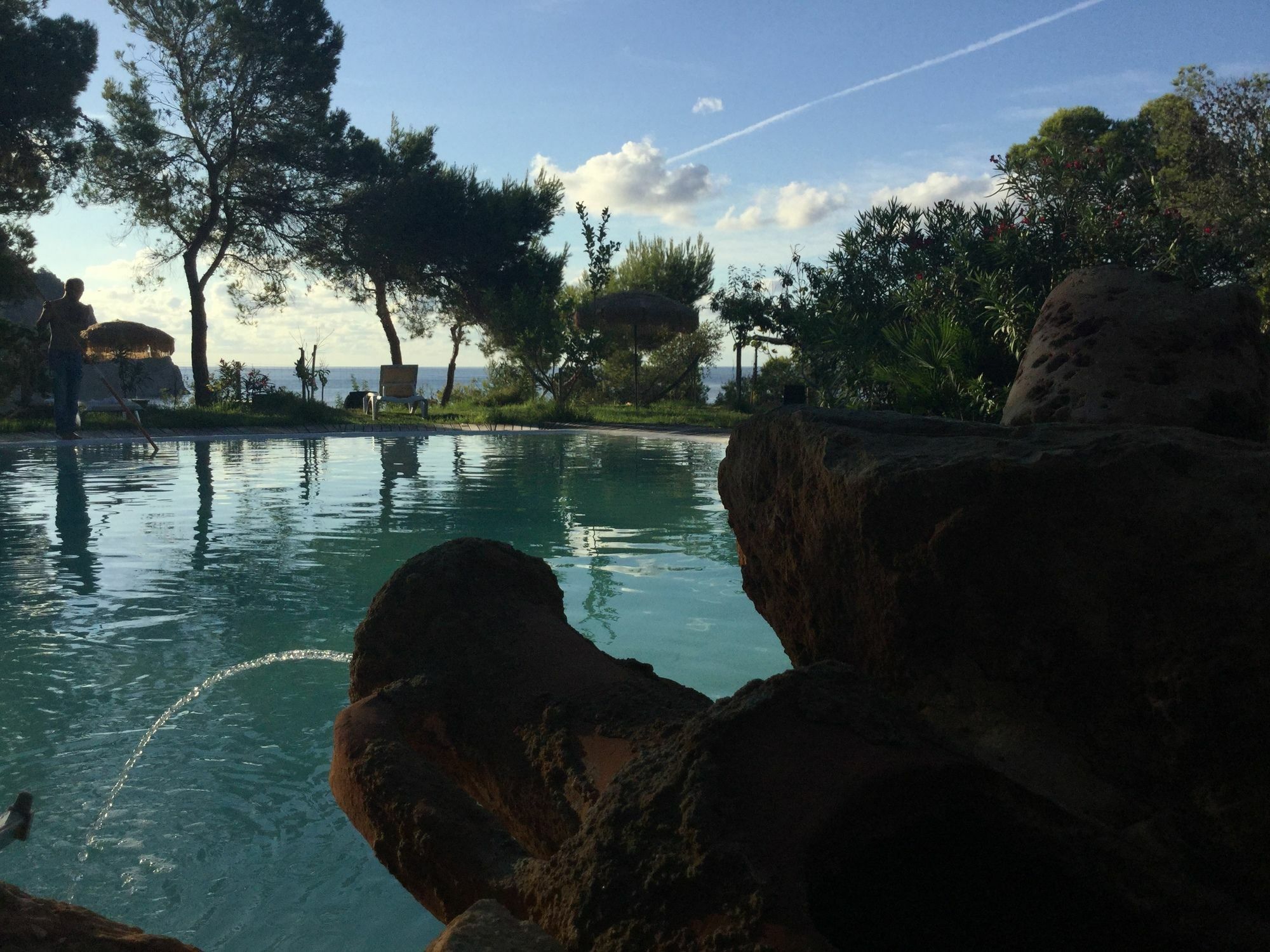 Hostal Cala Boix Es Cana Kültér fotó